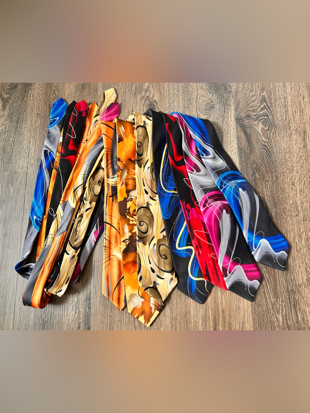Lot of 7 Jerry Garcia J Garcia Collection Silk Ties Collector's Edition Art